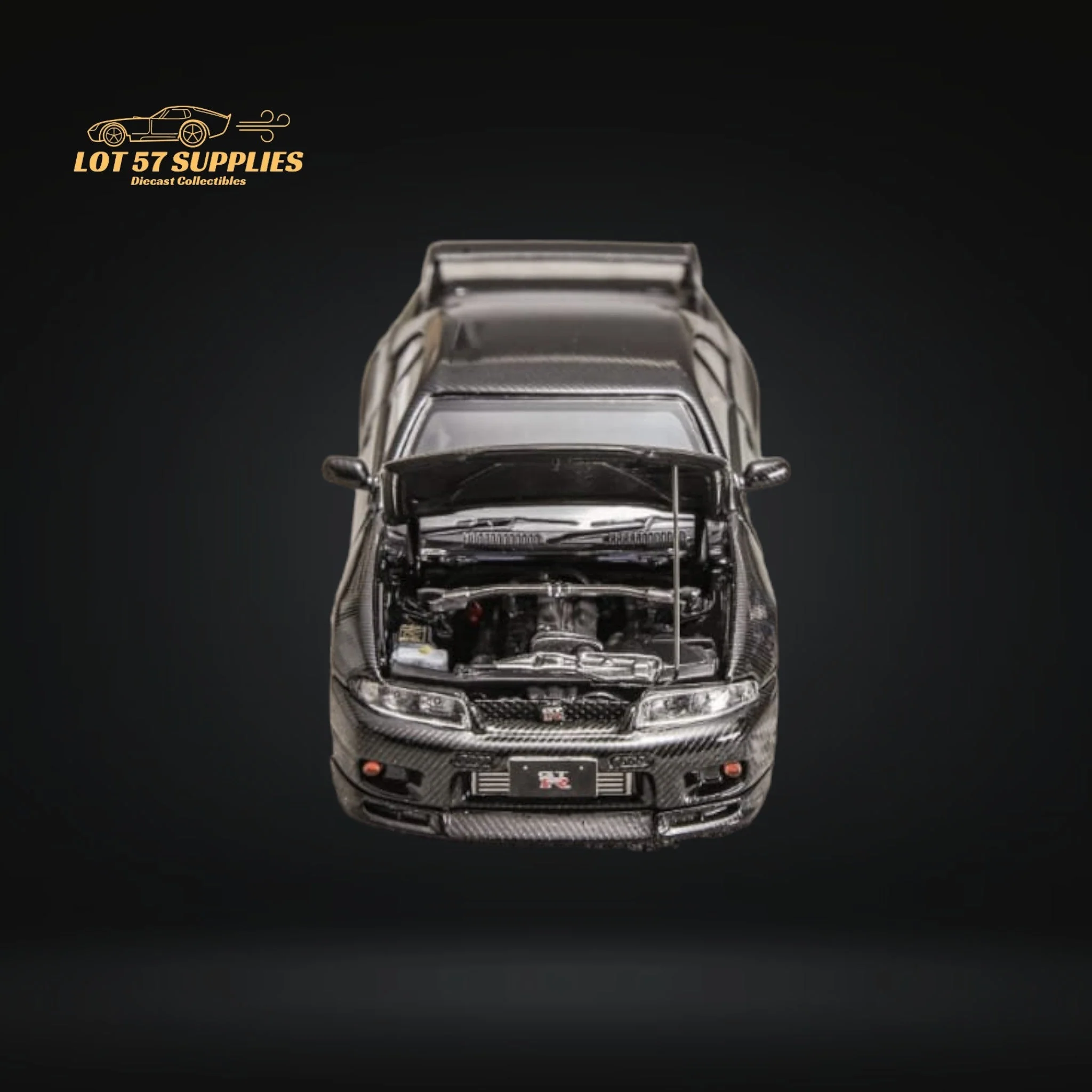 Focal Horizon Nissan Skyline GT-R R33 Black 1:64 - Image 5