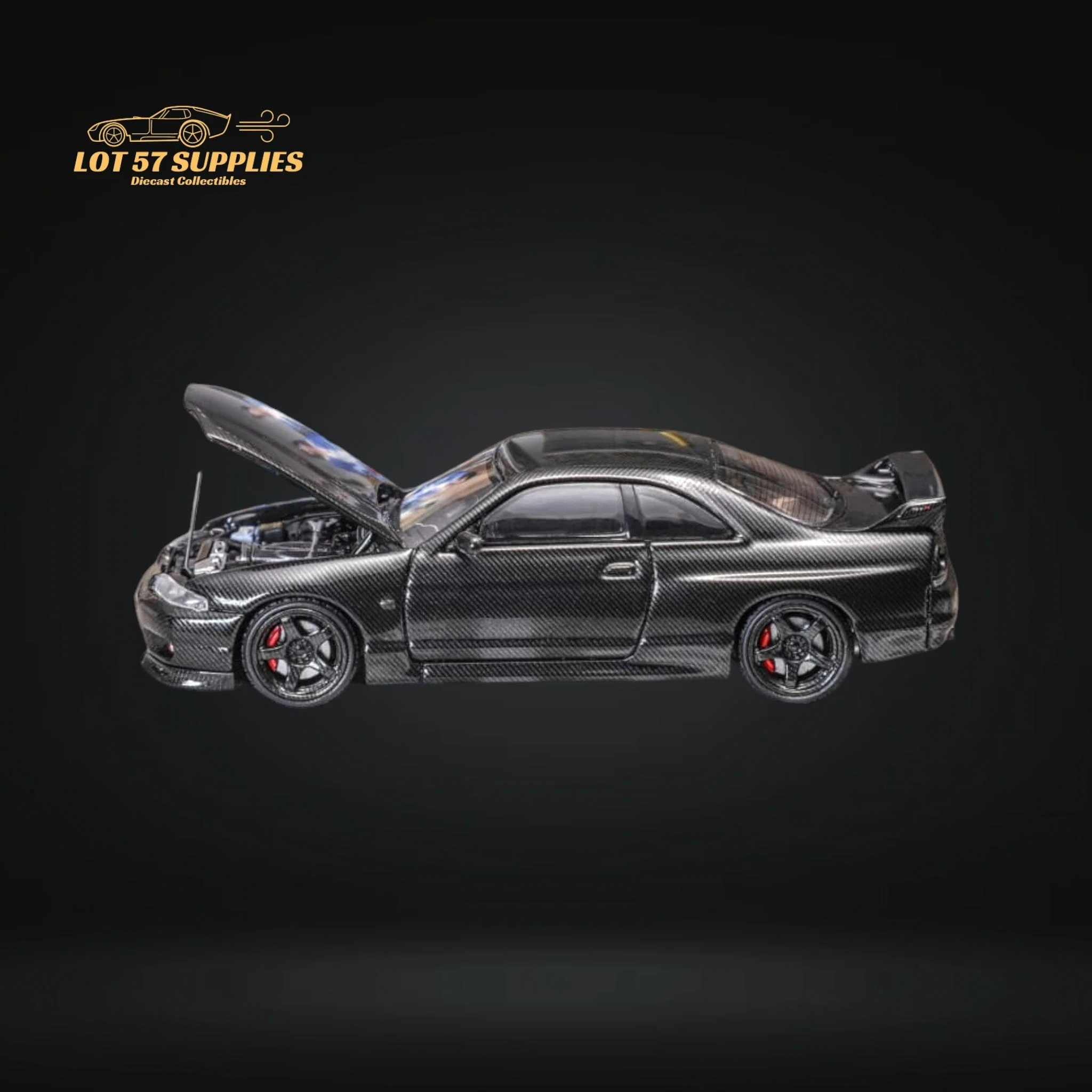 Focal Horizon Nissan Skyline GT-R R33 Black 1:64 - Image 7