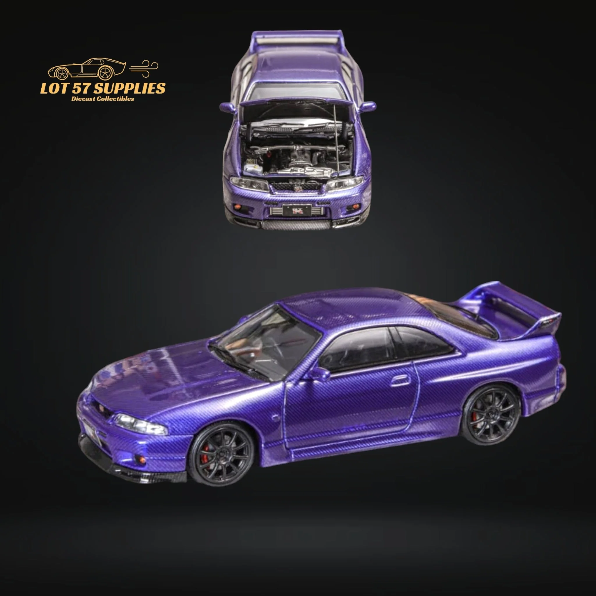 Focal Horizon Nissan Skyline R33 Purple 1:64 - Image 2
