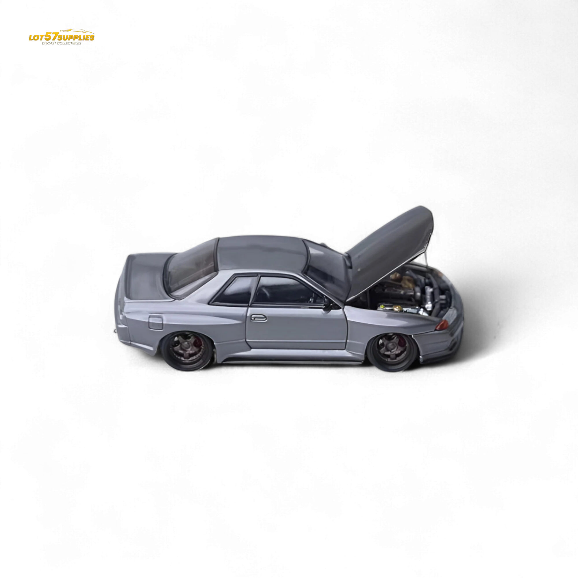 Focal Horizon Skyline GT-R R32 Grey Garage Active 1:64 - Image 3