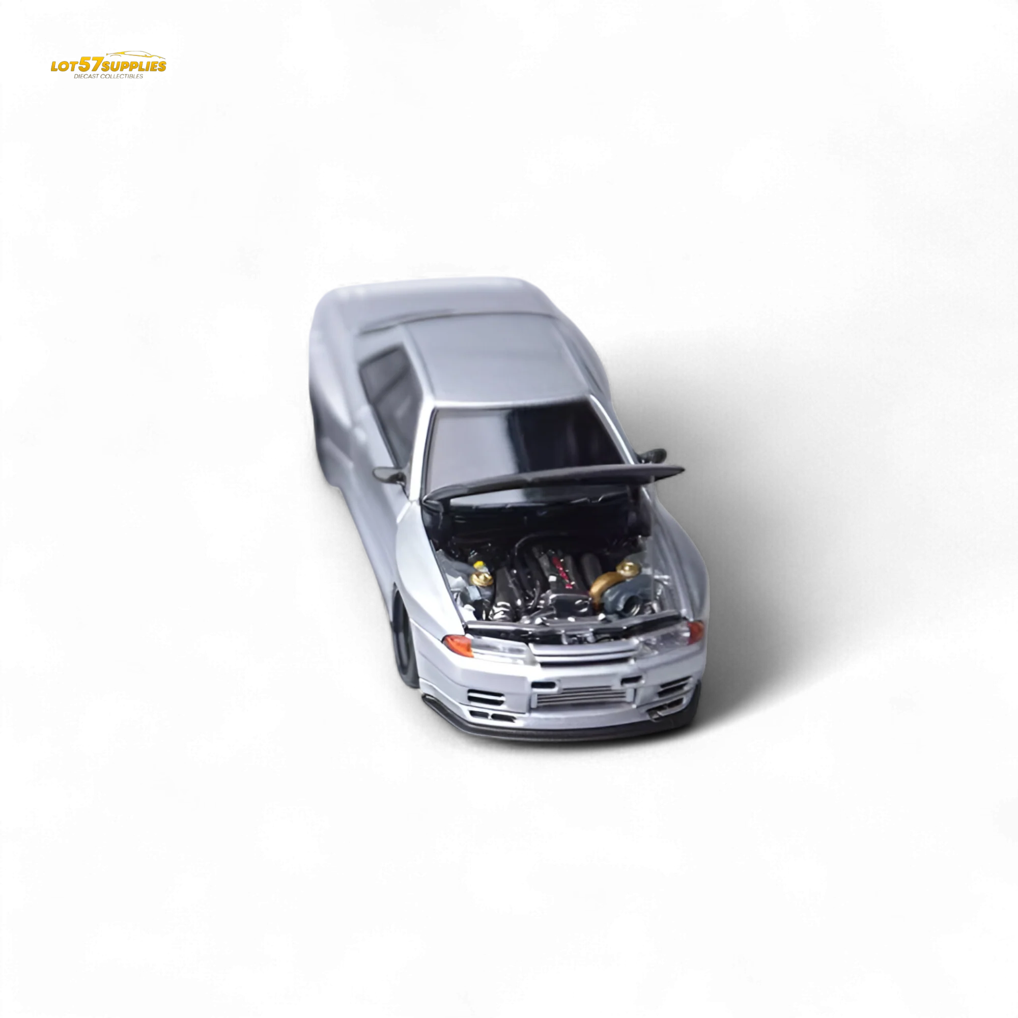 Focal Horizon Skyline GT-R R32 Silver Garage Active 1:64 - Image 2