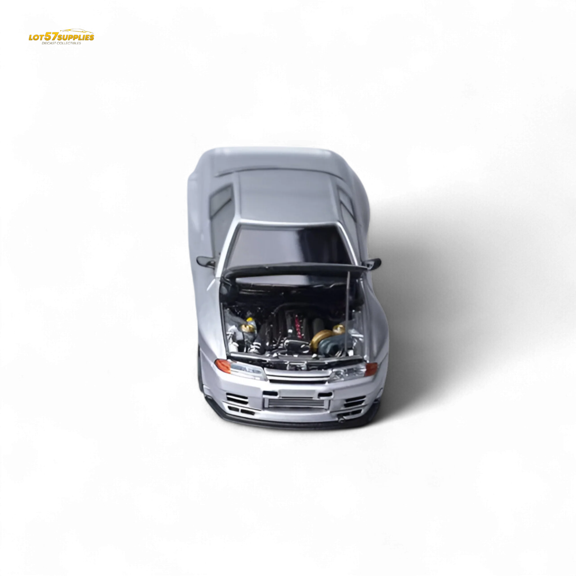 Focal Horizon Skyline GT-R R32 Silver Garage Active 1:64 - Image 3