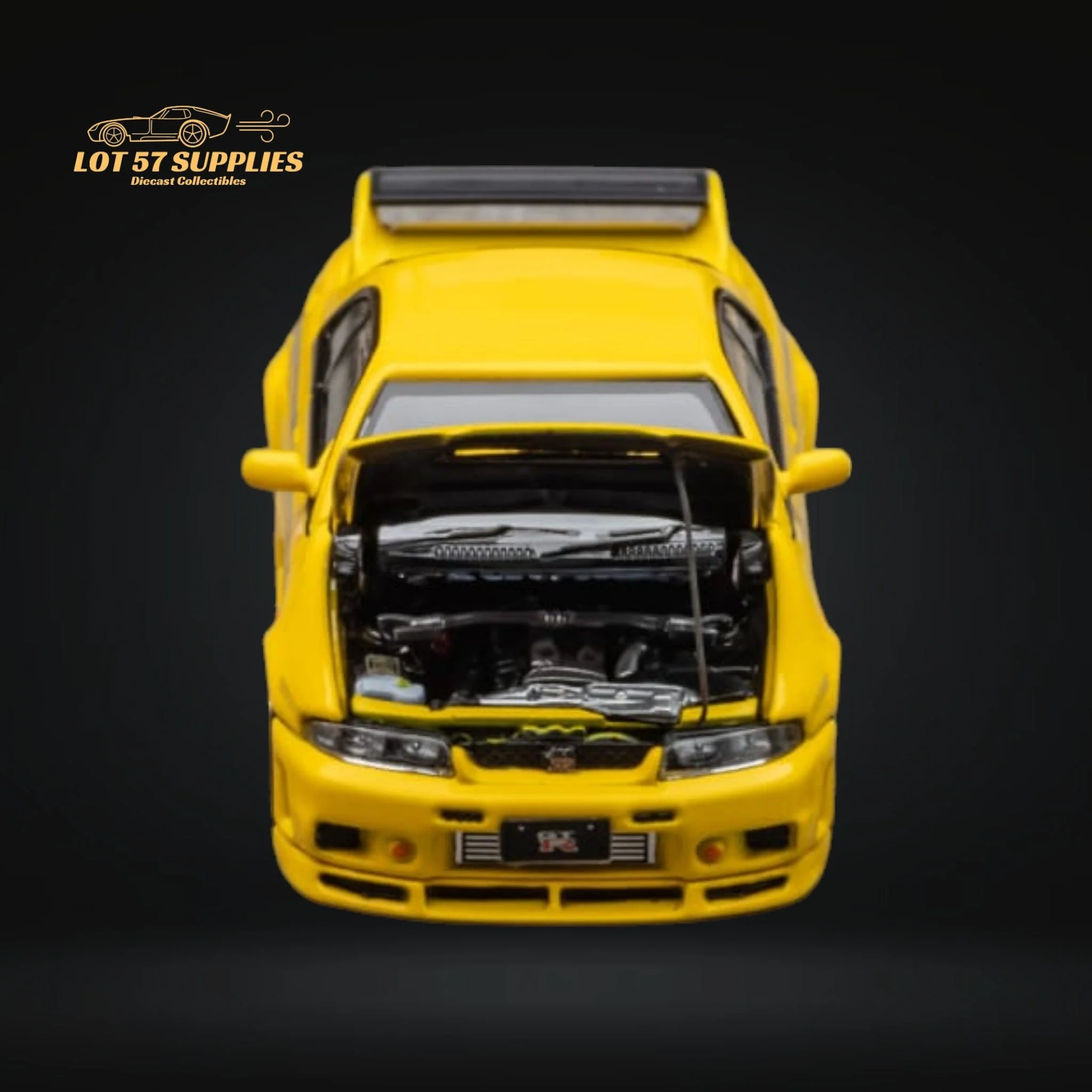 Focal Horizon Skyline R33 GT-R 400R Yellow 1:64 - Image 2