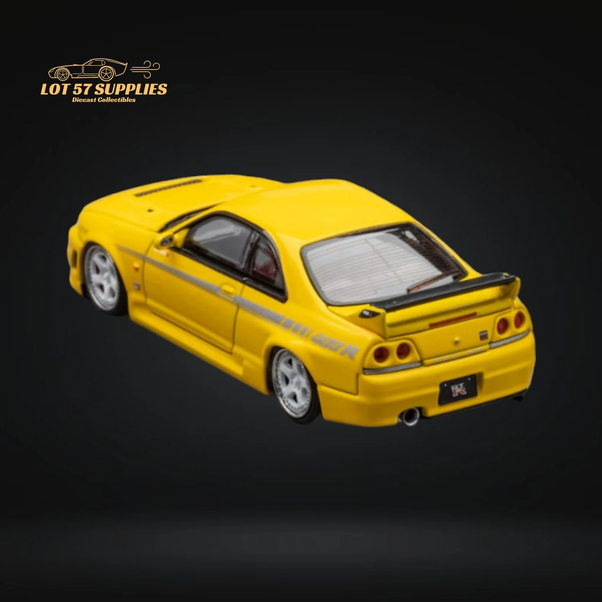 Focal Horizon Skyline R33 GT-R 400R Yellow 1:64 - Image 3