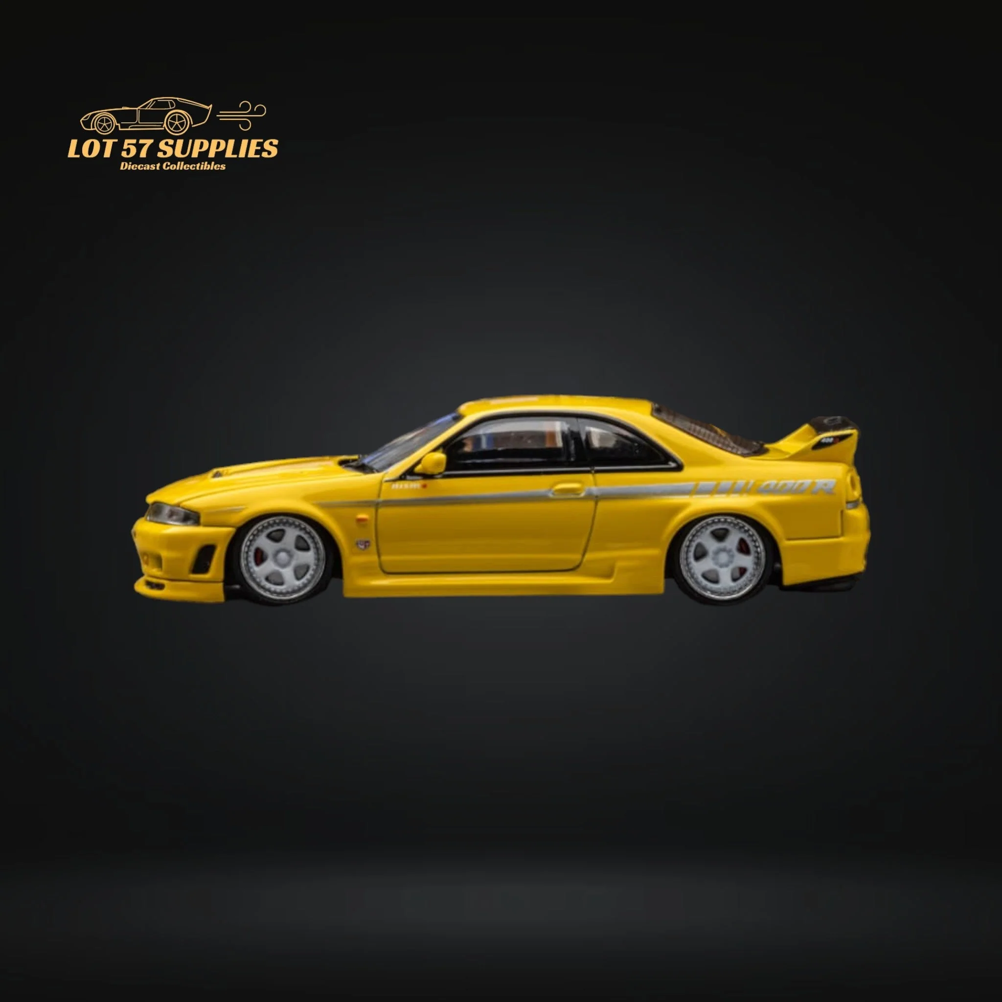 Focal Horizon Skyline R33 GT-R 400R Yellow 1:64 - Image 5