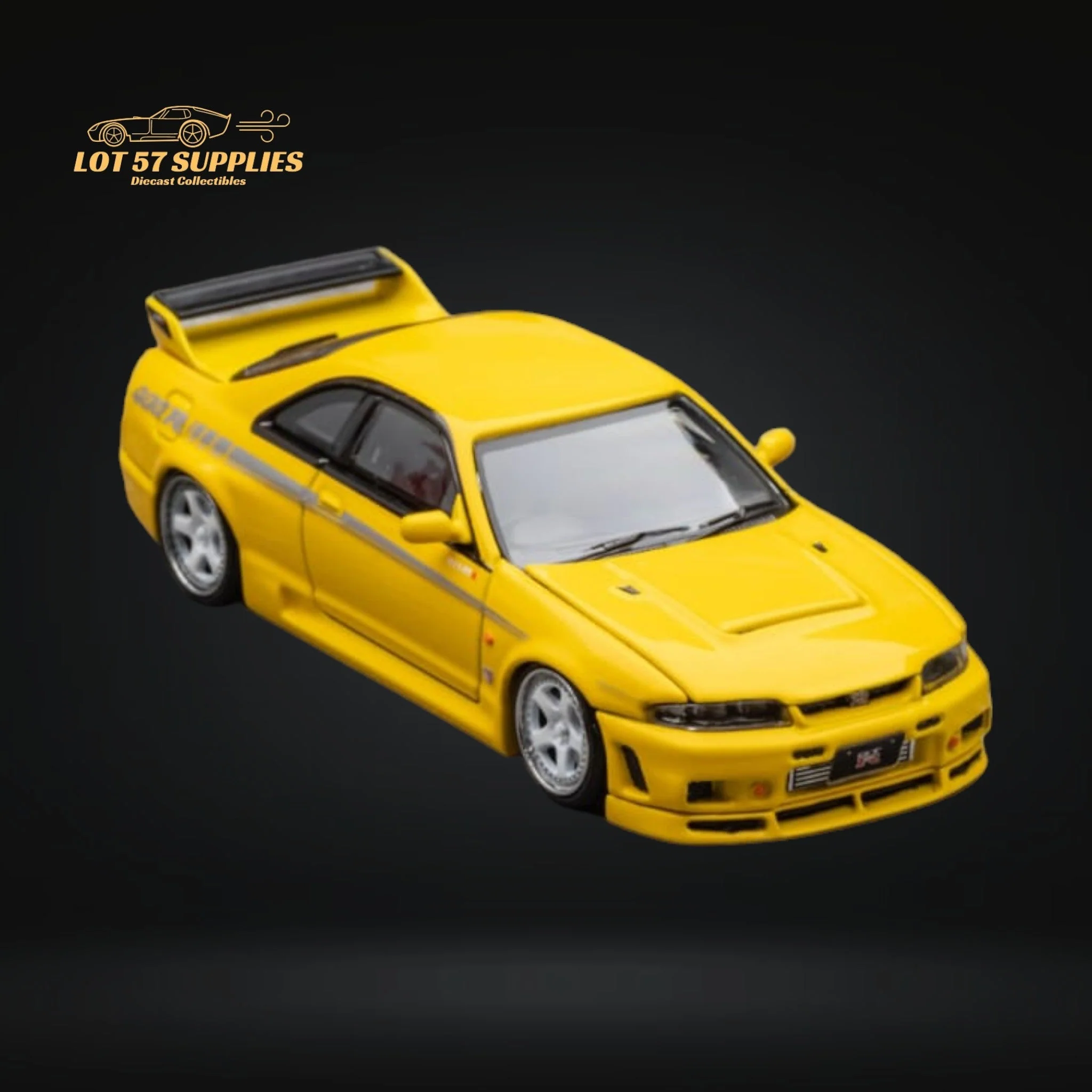 Focal Horizon Skyline R33 GT-R 400R Yellow 1:64 - Image 8