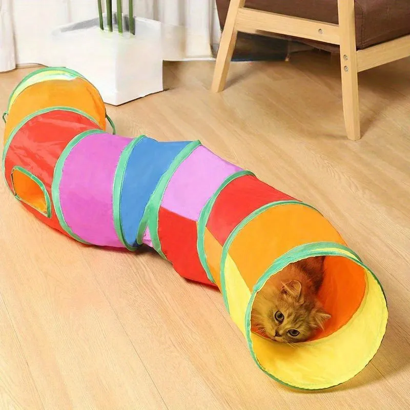 Foldable Cat Tunnel Toy – Breathable Indoor Play Tunnel for Cats - Image 4