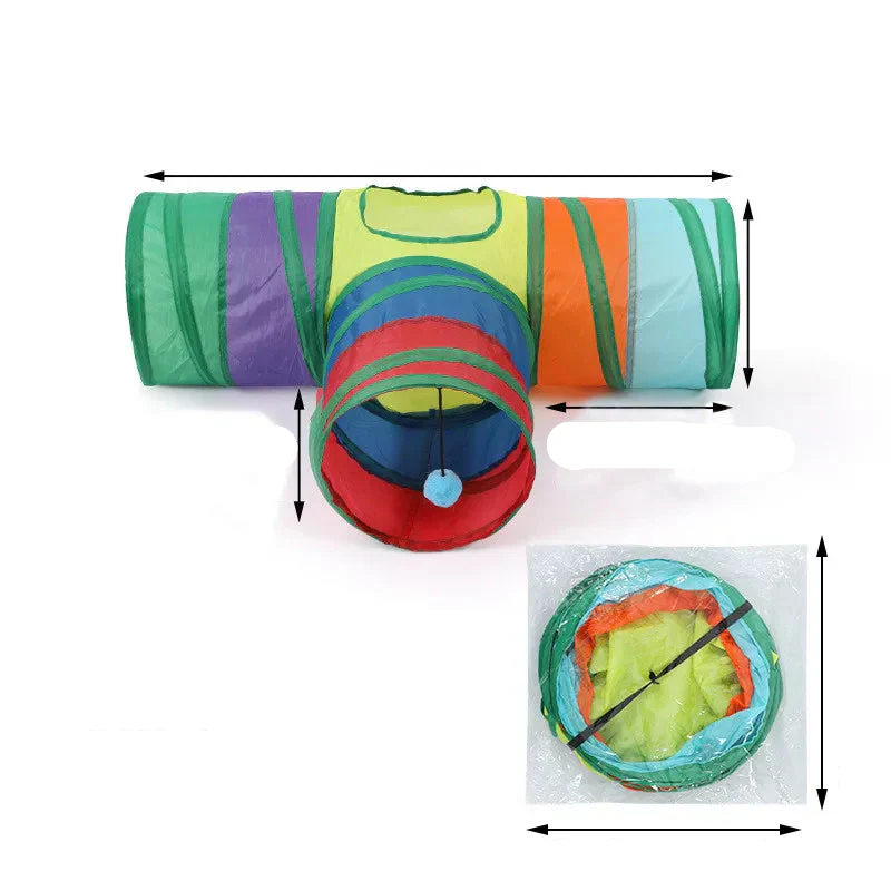 Foldable Cat Tunnel Toy – Breathable Indoor Play Tunnel for Cats - Image 6