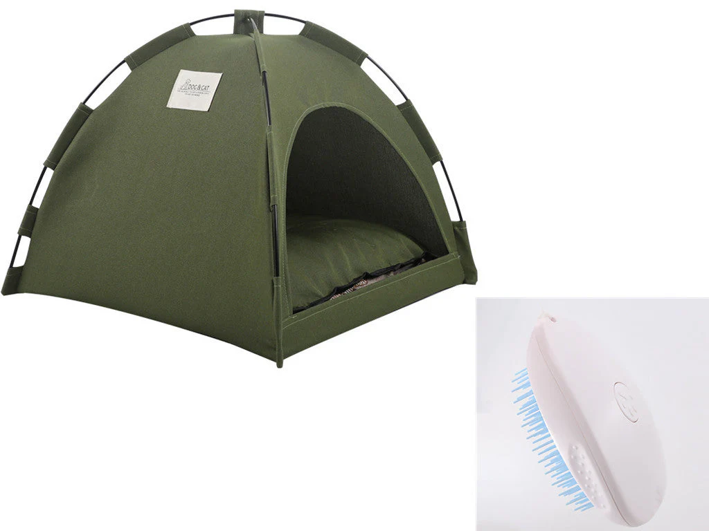 Foldable Cooling Tent Cat Bed - Image 5