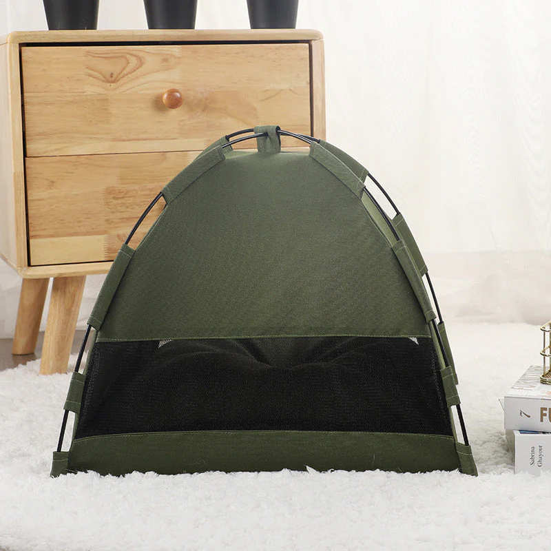 Foldable Cooling Tent Cat Bed - Image 6