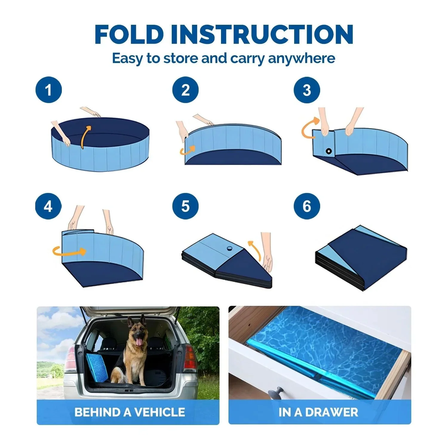 Foldable Dog Swimming Pool - Image 10