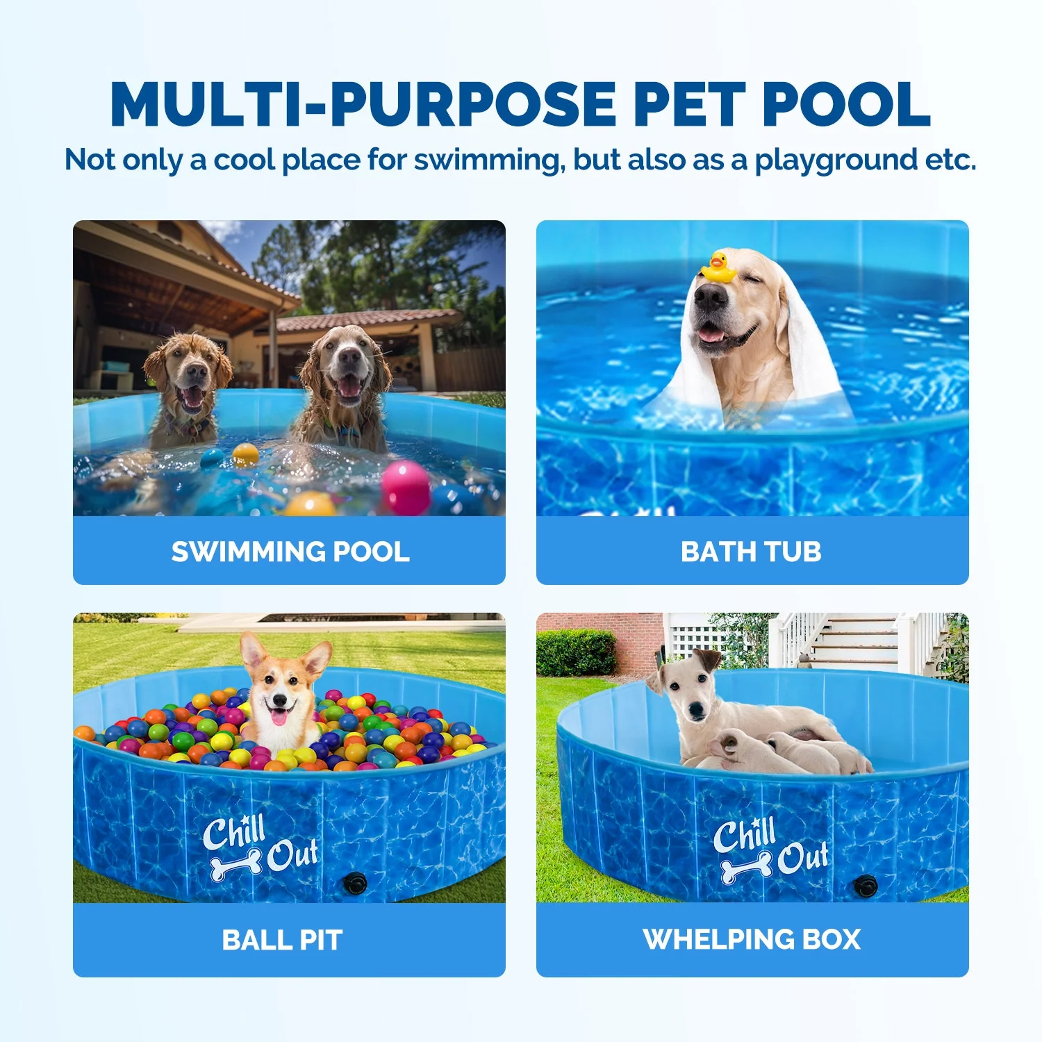Foldable Dog Swimming Pool - Image 3