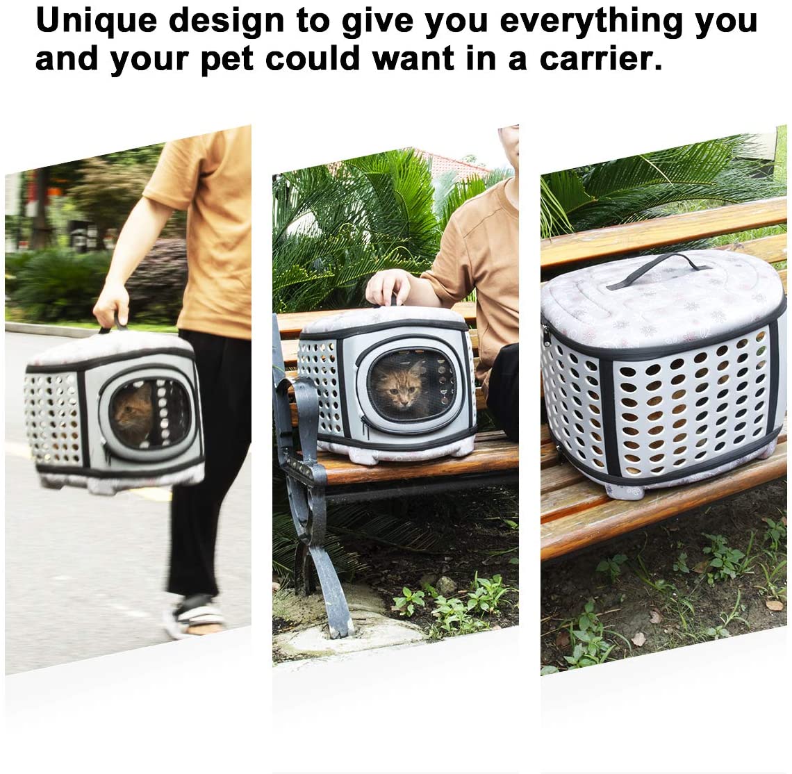 Foldable Pet Dog Cat Puppy Handbag Carrier Cage - Image 23
