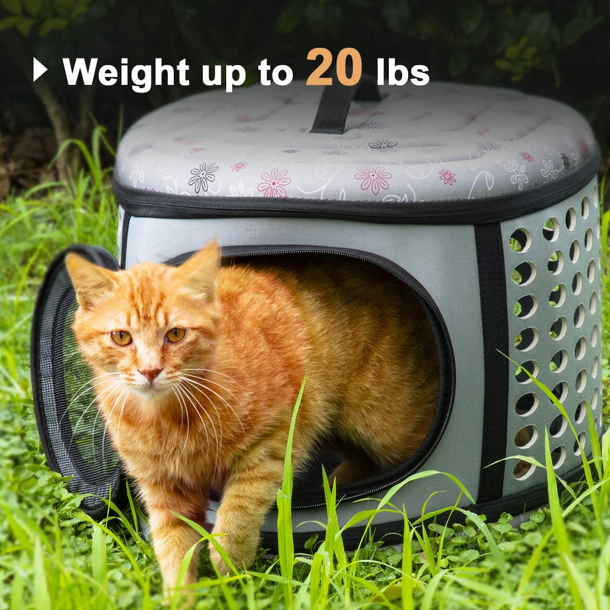 Foldable Pet Dog Cat Puppy Handbag Carrier Cage - Image 26