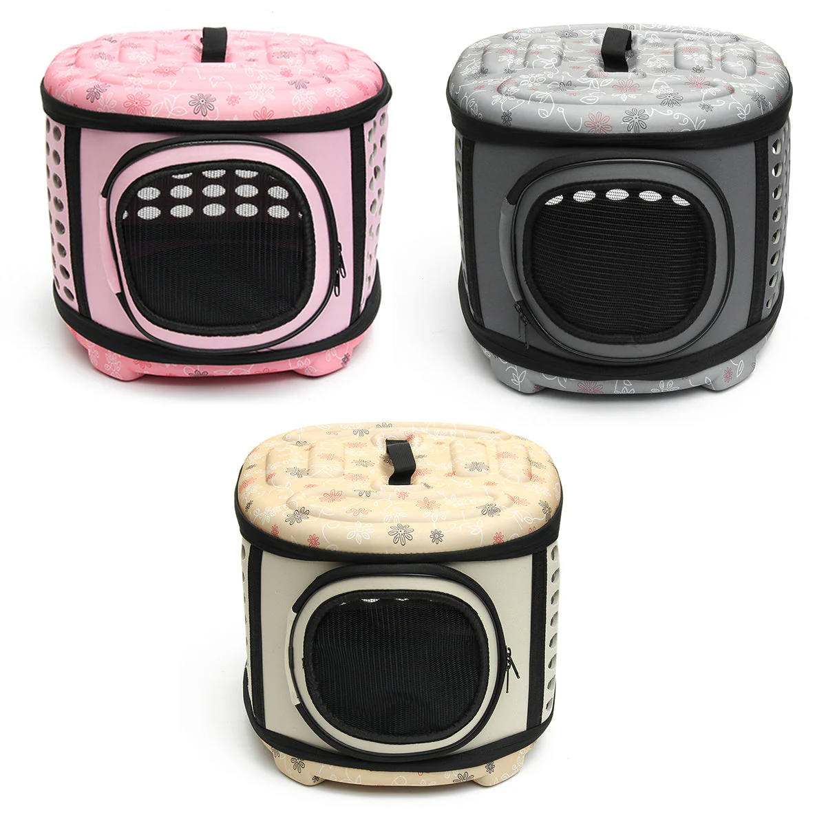 Foldable Pet Dog Cat Puppy Handbag Carrier Cage - Image 7