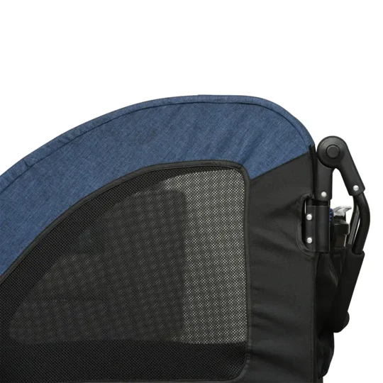 Foldable Pet Stroller with Storage Pocket - Image 11