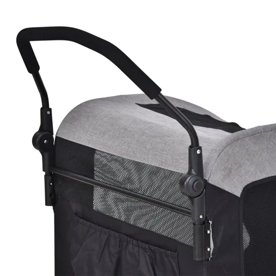 Foldable Pet Stroller with Storage Pocket - Image 29