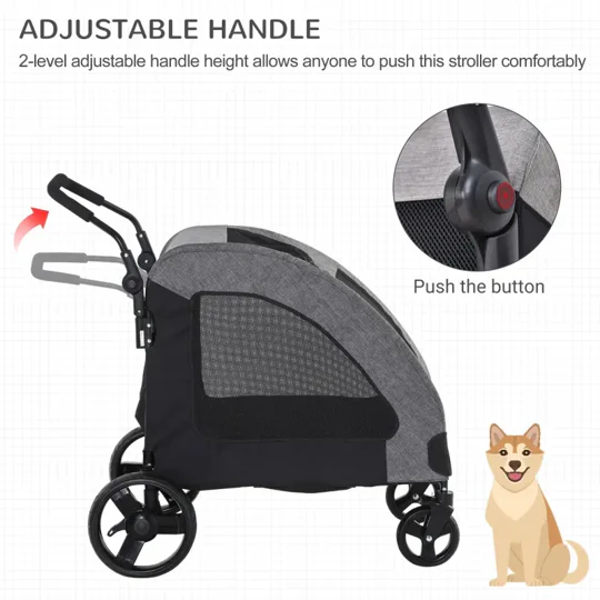 Foldable Pet Stroller with Storage Pocket - Image 32