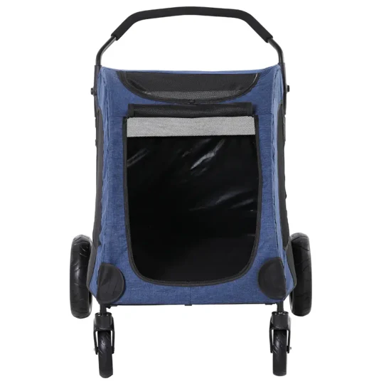 Foldable Pet Stroller with Storage Pocket - Image 8