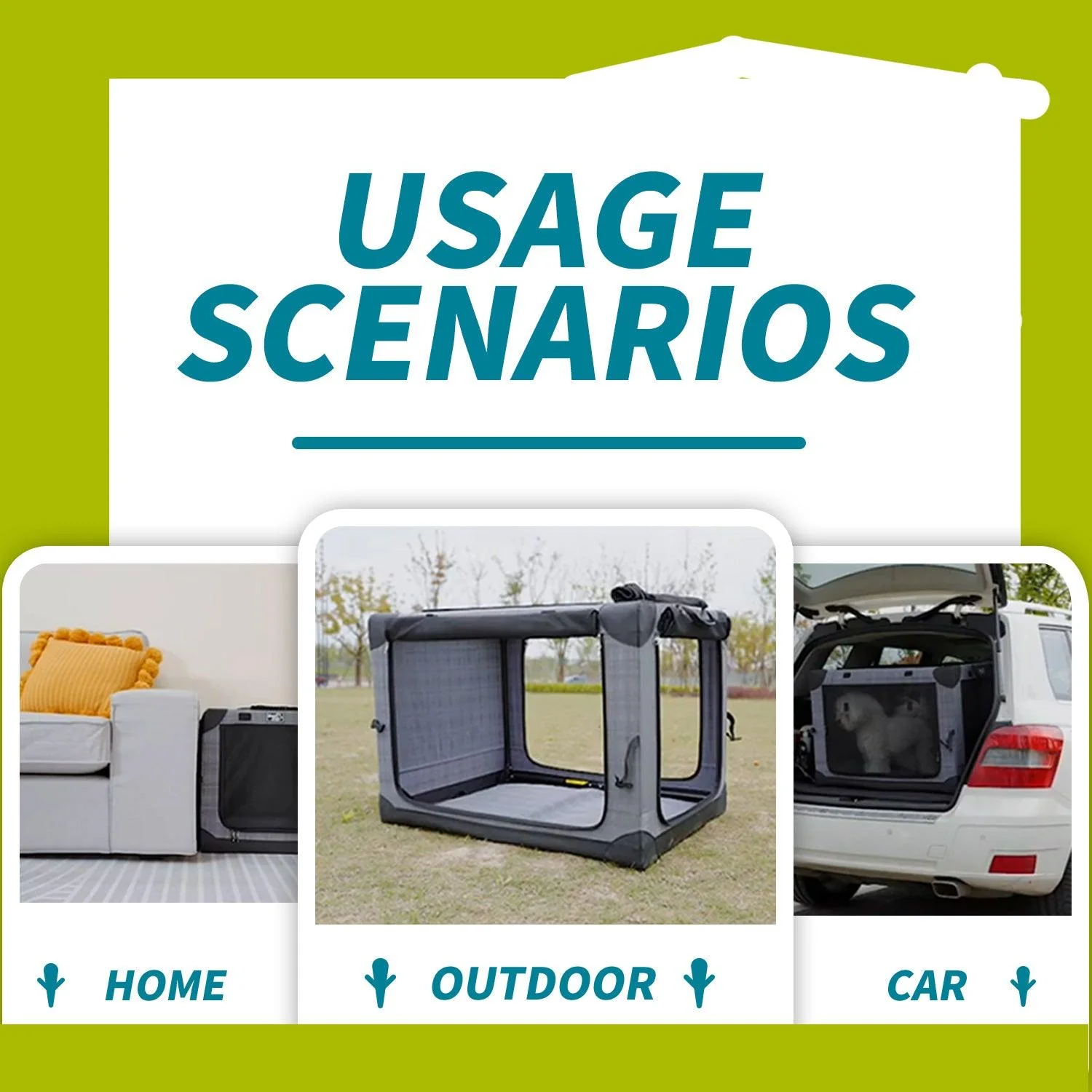 Foldable Pet Travel Crate - Image 2
