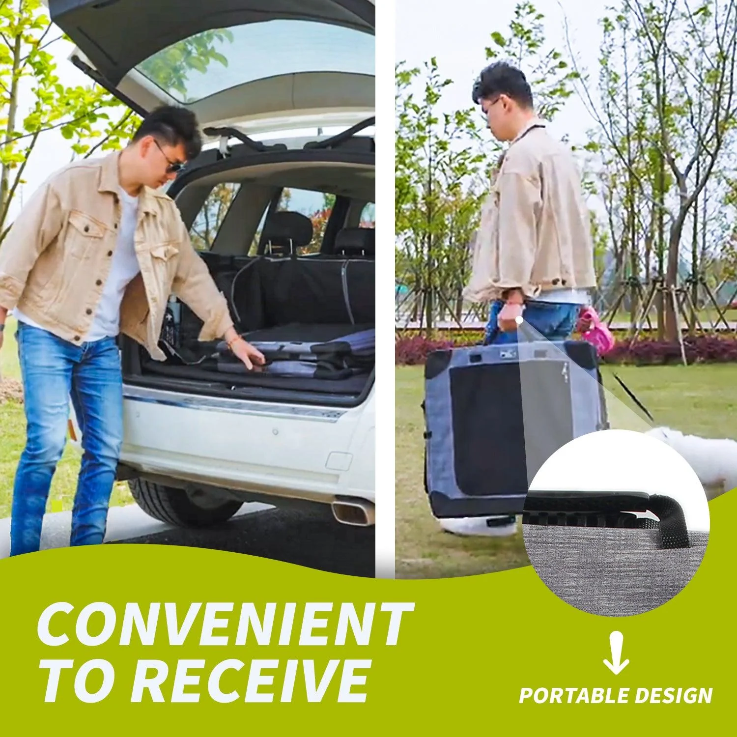 Foldable Pet Travel Crate - Image 3