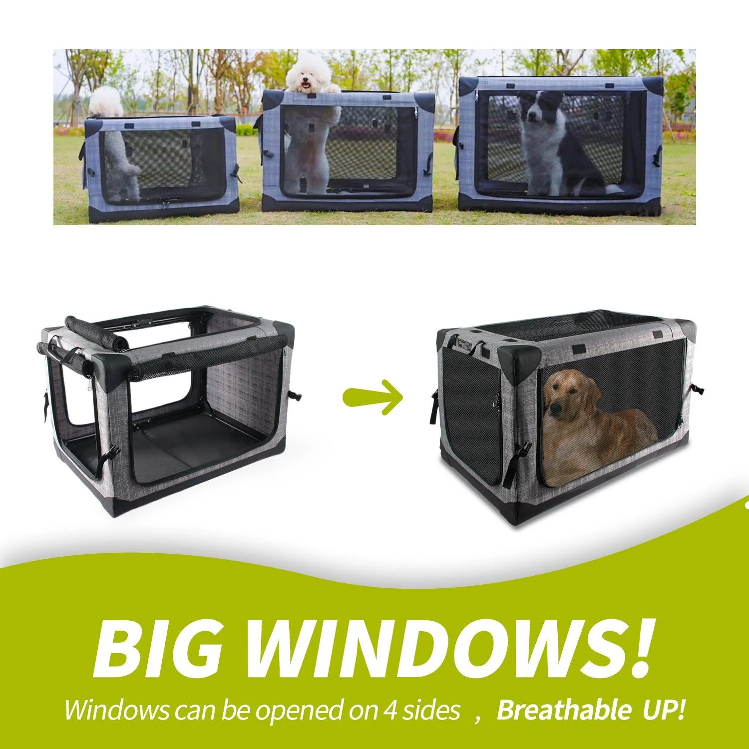 Foldable Pet Travel Crate - Image 5