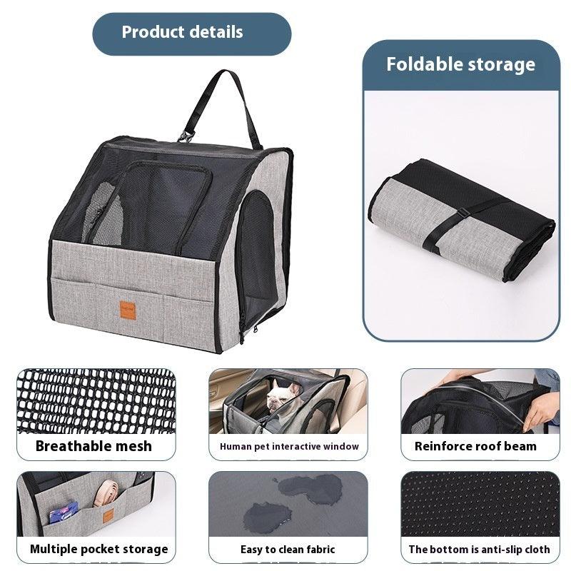 Foldable Portable Pet Car Cage - Image 3