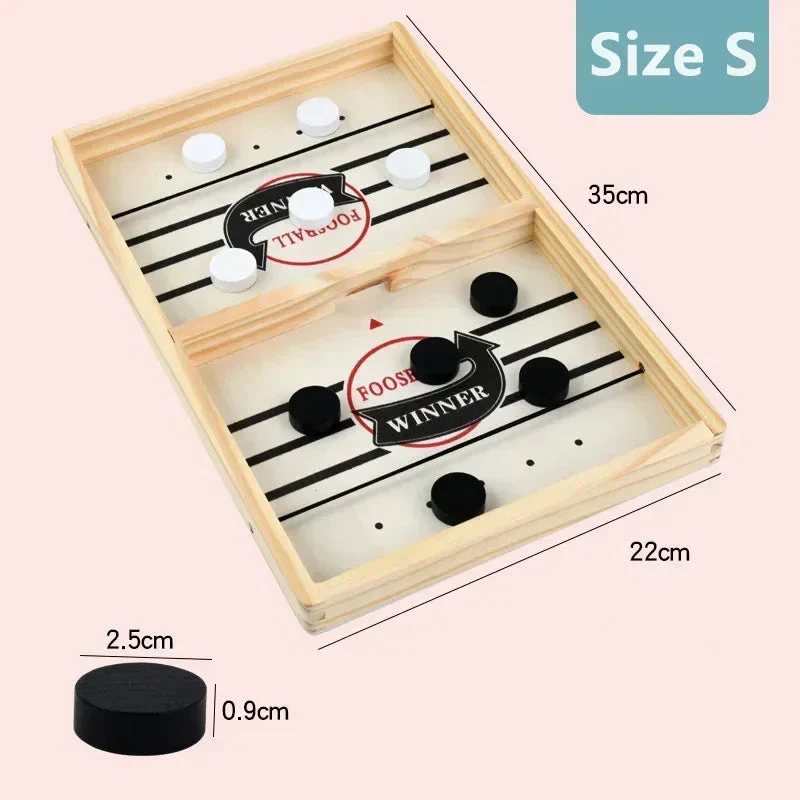 Foosball Winner Games Table Hockey Game Catapult Chess Parent-child Interactive Toy Fast Sling Puck Board Game Toys For Children - Image 2
