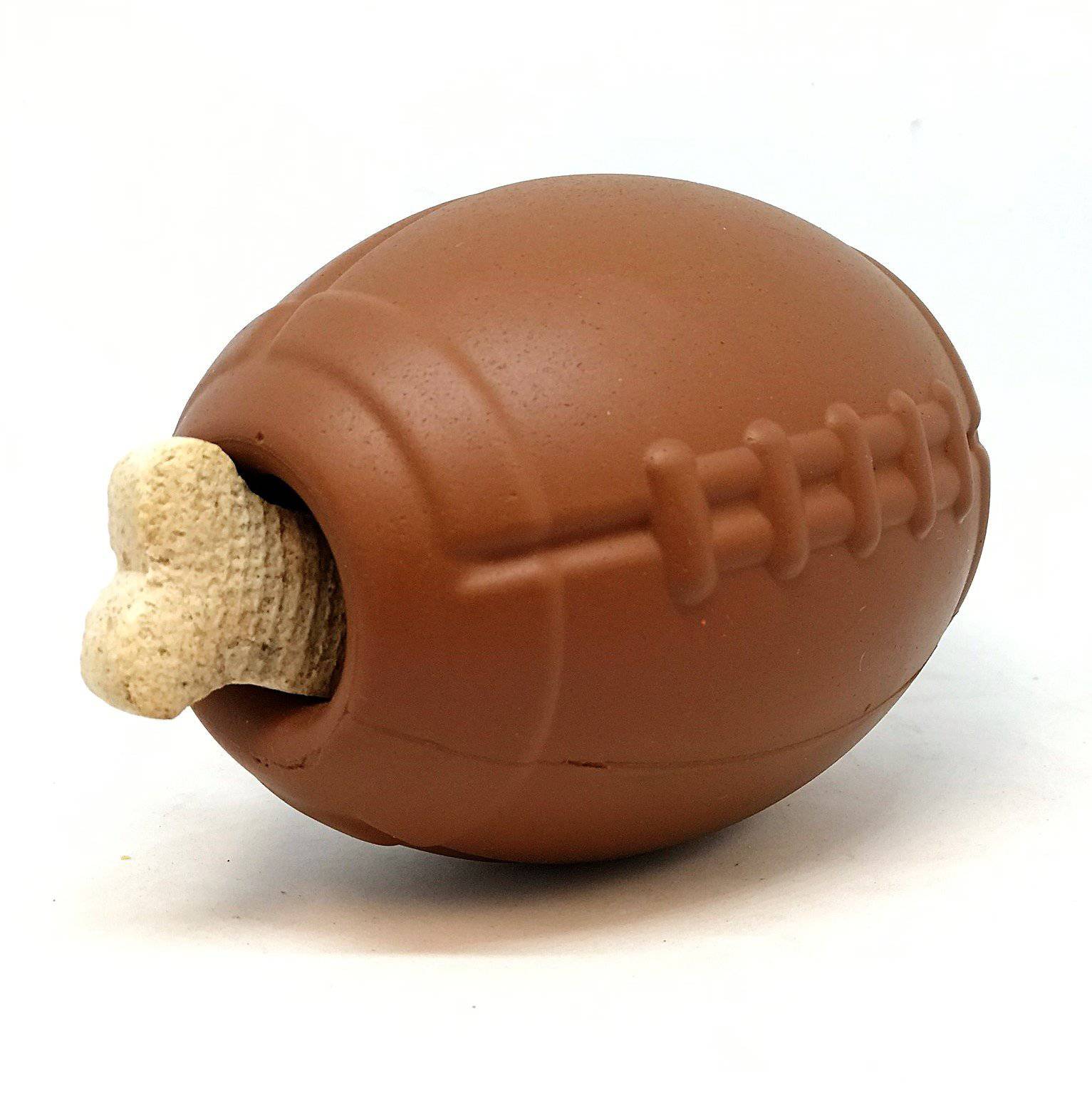 Football Dog Chew Toy & Treat Dispenser - USA Made | SodaPup - Image 7