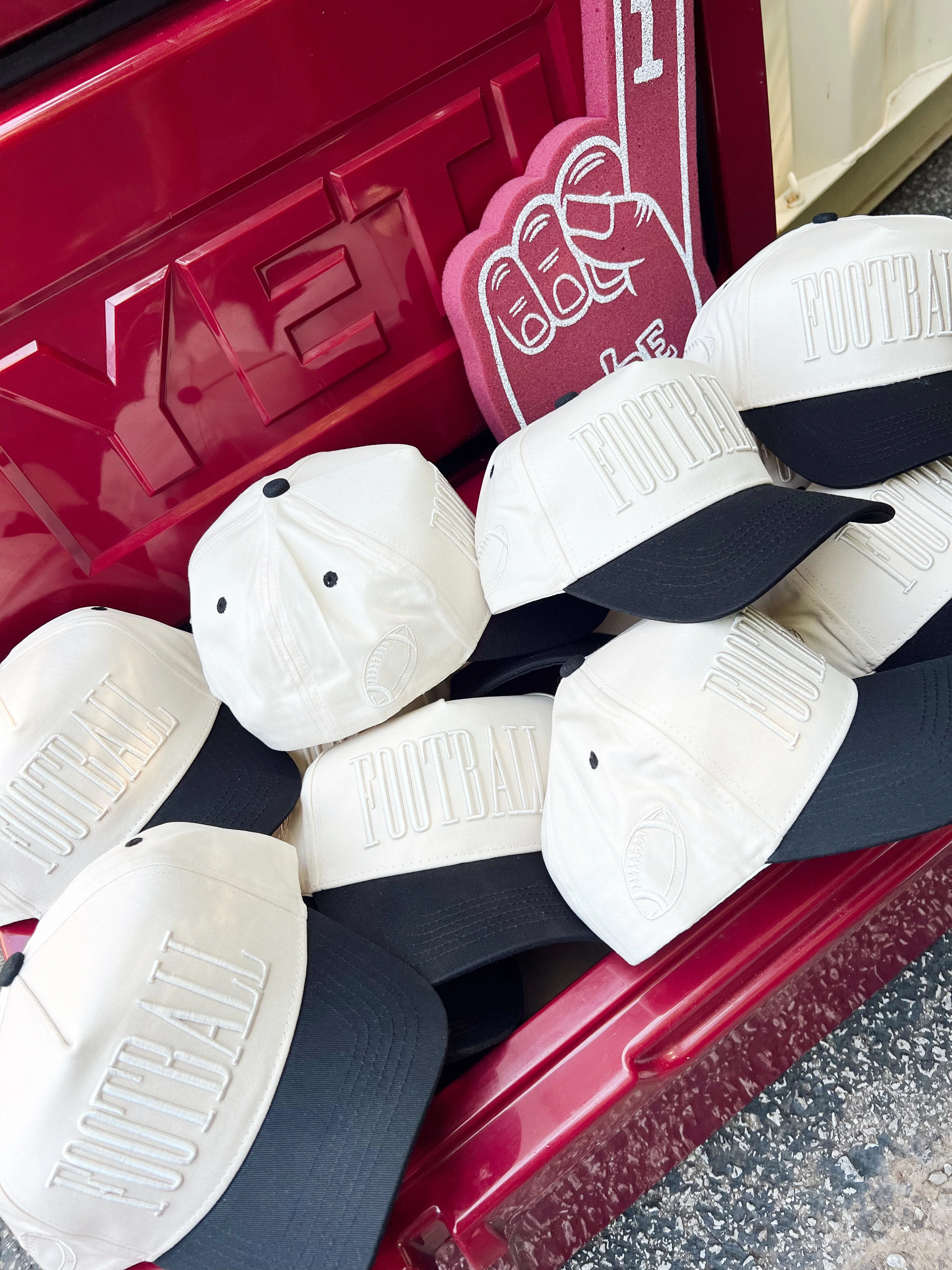 FOOTBALL - Neutral Vintage Trucker Hat - Image 21