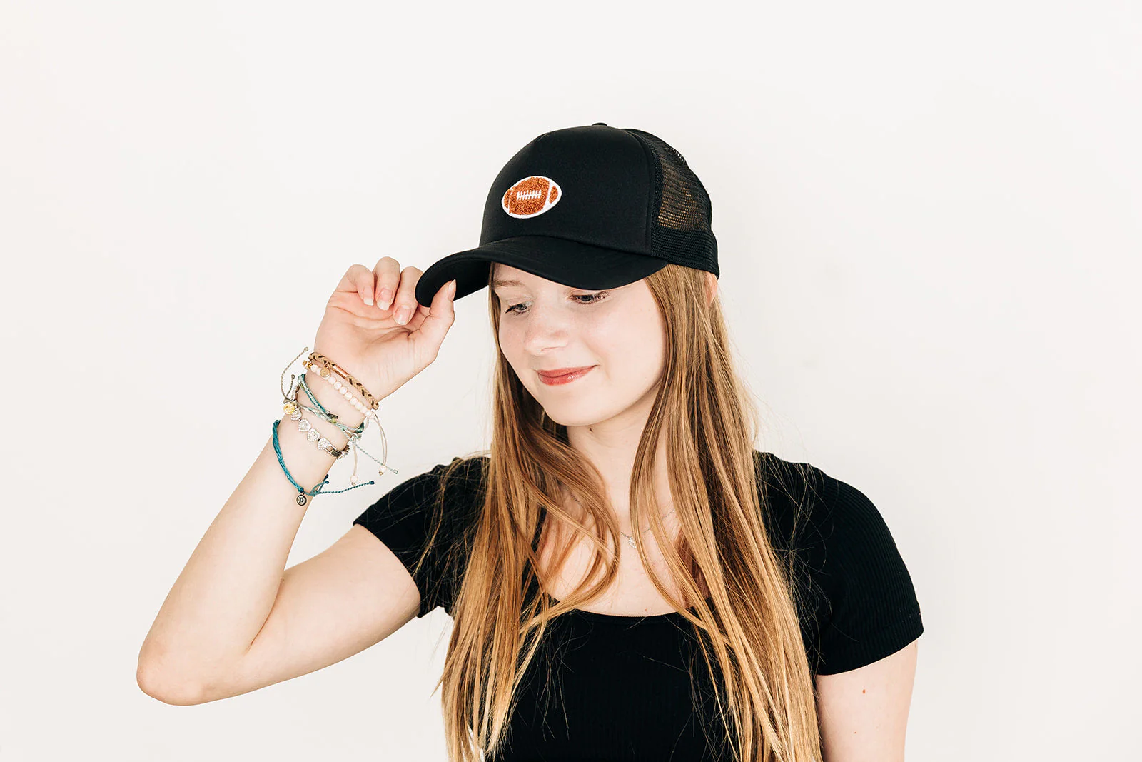 Football Patch Trucker Hat - Image 3