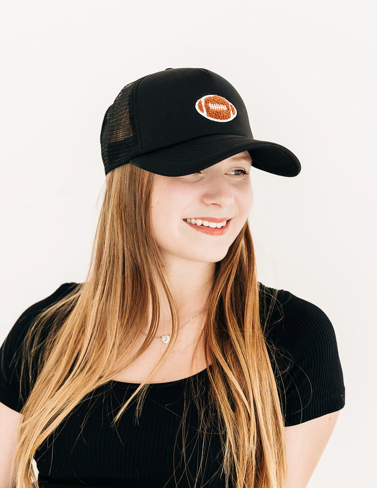 Football Patch Trucker Hat - Image 4