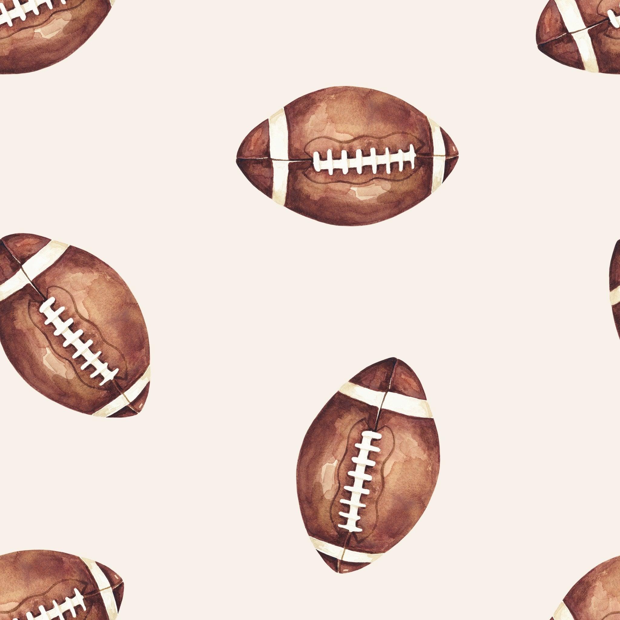 Football Print Quilted Bamboo Blanket - 1.0 Tog - Image 5