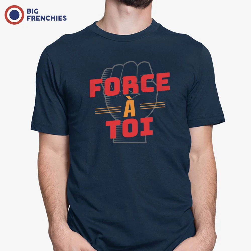 Force à Toi Men's Organic Cotton Tee - Image 2