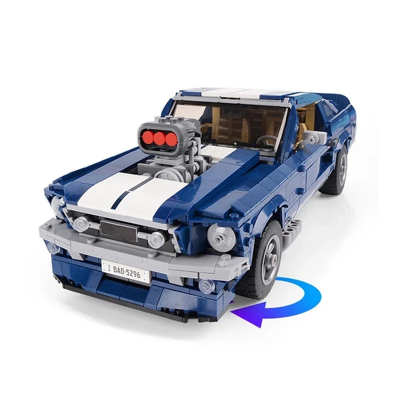 Ford Mustang GT Racing Assembled Building Block Toys of Technology Machinery Group - Image 5