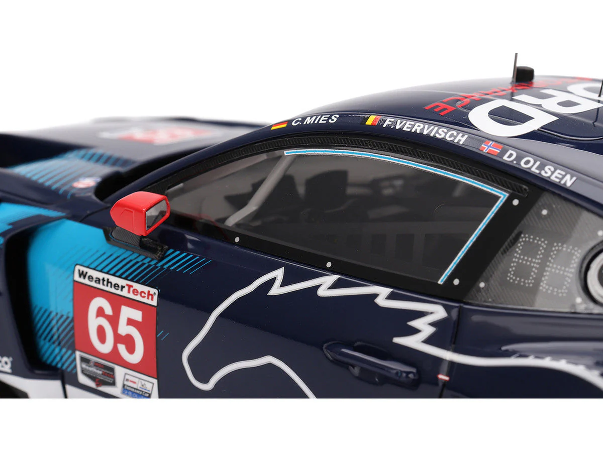Ford Mustang GT3 #65 Christopher Mies - Dennis Olsen - Frederic Vervisch "Ford Multimatic Motorsports" GTD Pro Class Winner IMSA "24 Hours of Daytona" (2025) 1/18 Model Car by Top Speed - Image 2