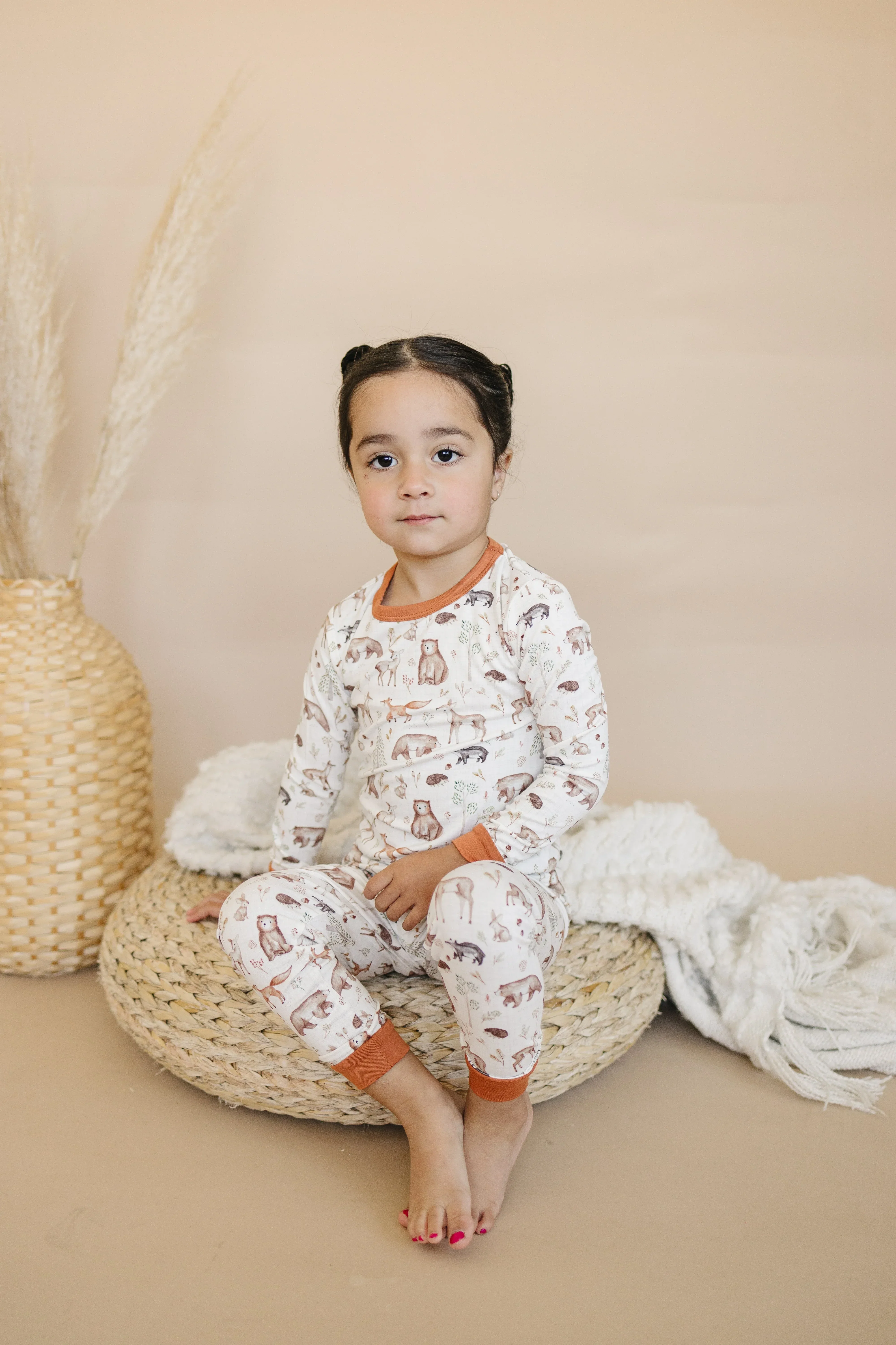Forest Friends 2pc Bamboo Pajamas - Image 2