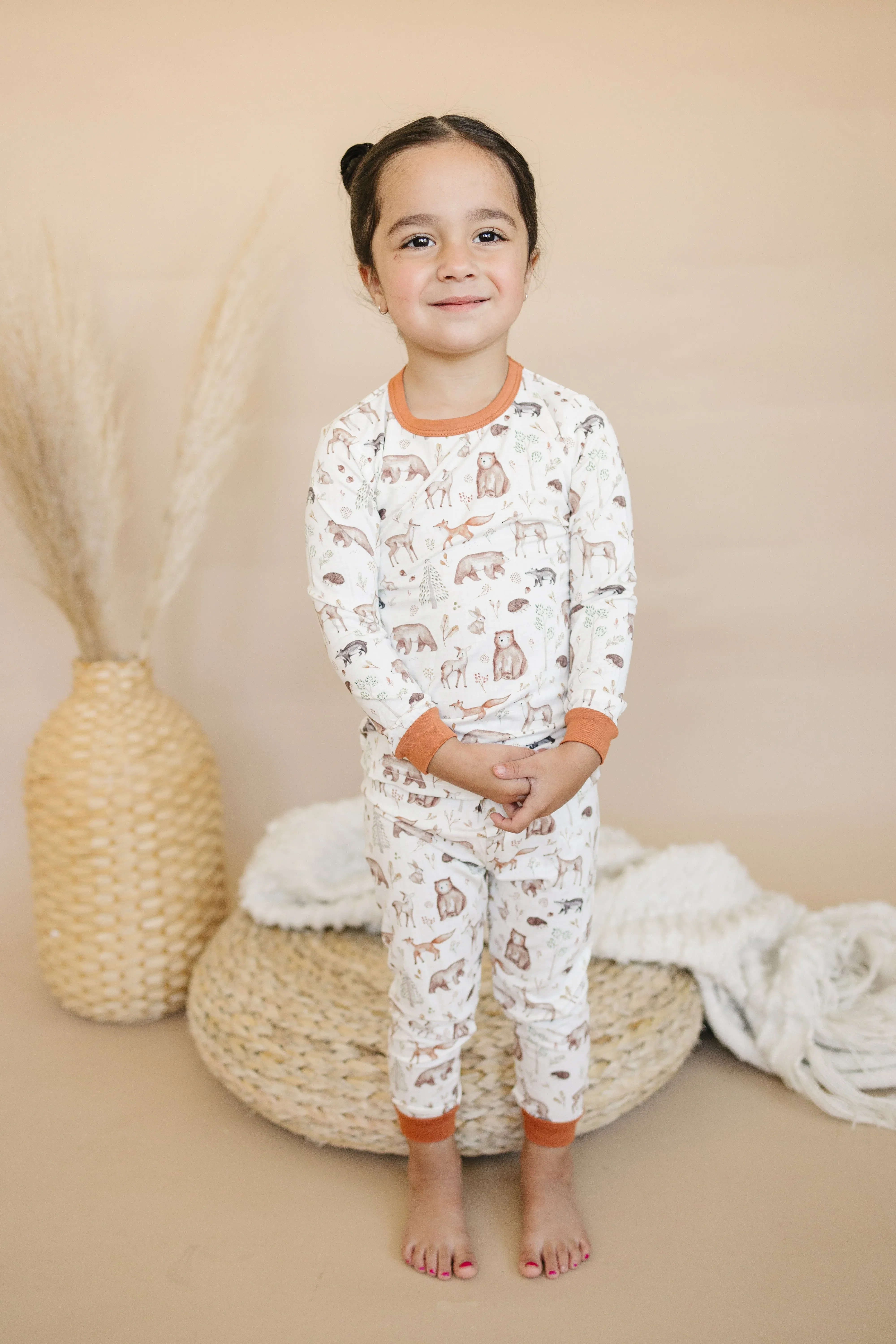 Forest Friends 2pc Bamboo Pajamas - Image 3