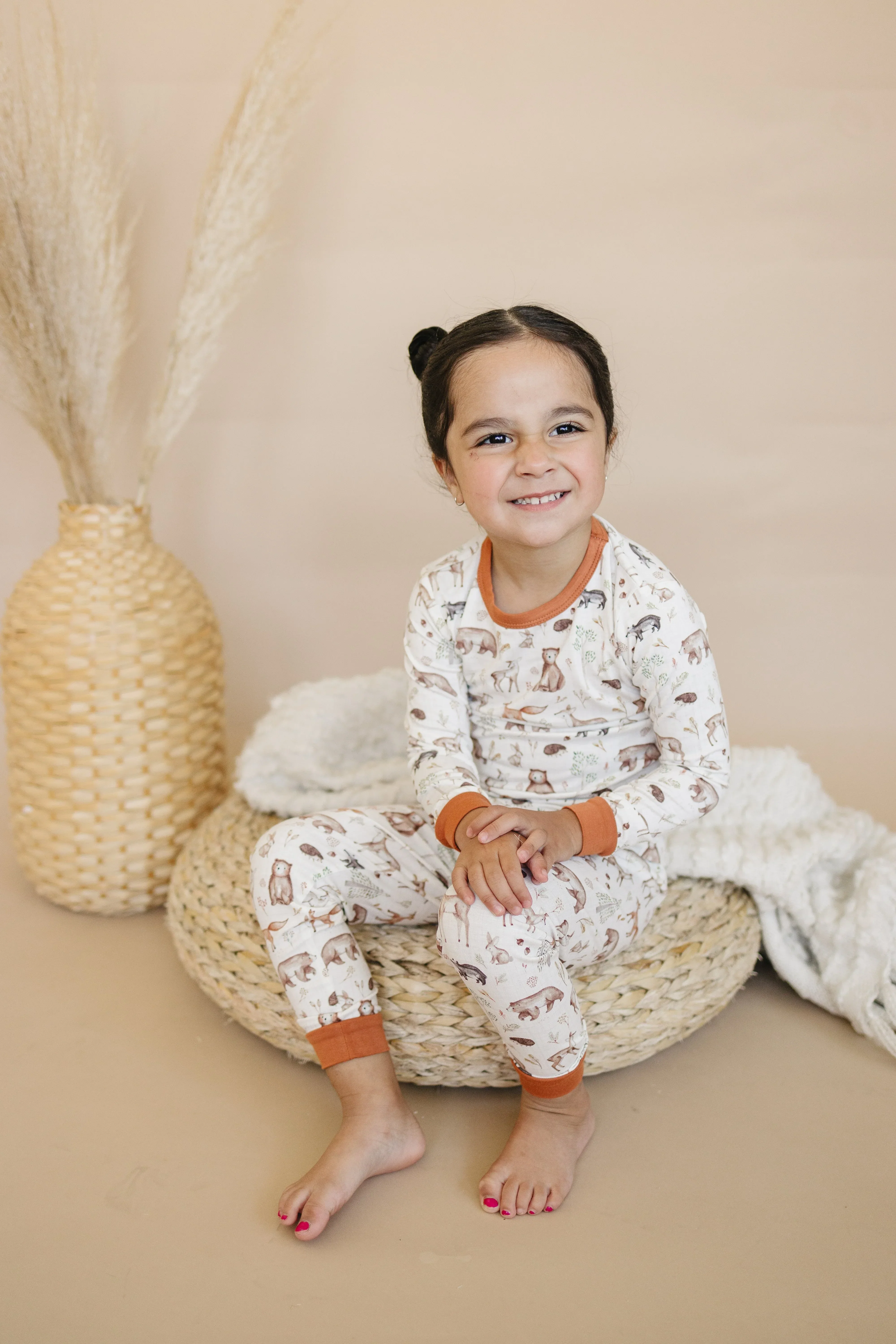 Forest Friends 2pc Bamboo Pajamas - Image 5