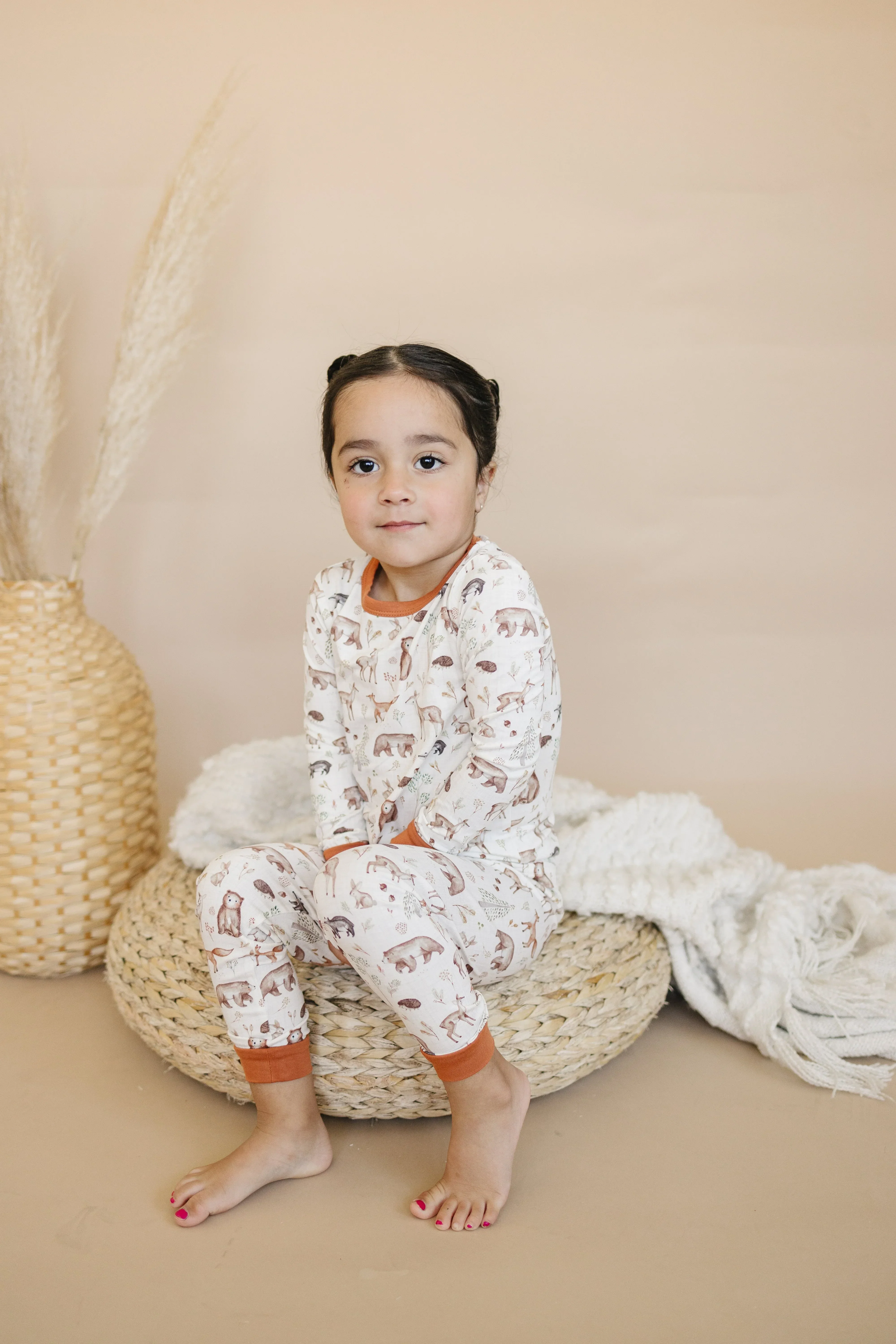 Forest Friends 2pc Bamboo Pajamas - Image 6