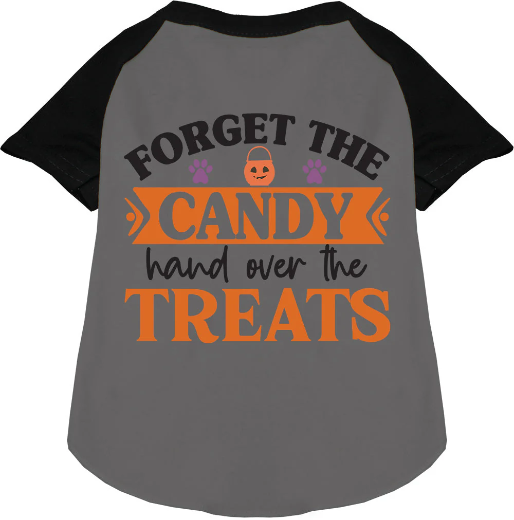 Forget the Candy! Pet Raglan Shirt - Image 3