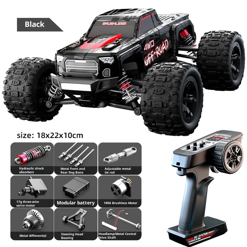 Four-wheel Drive Off-road Brushless Remote Control Car - Image 6
