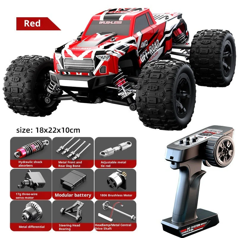 Four-wheel Drive Off-road Brushless Remote Control Car - Image 7