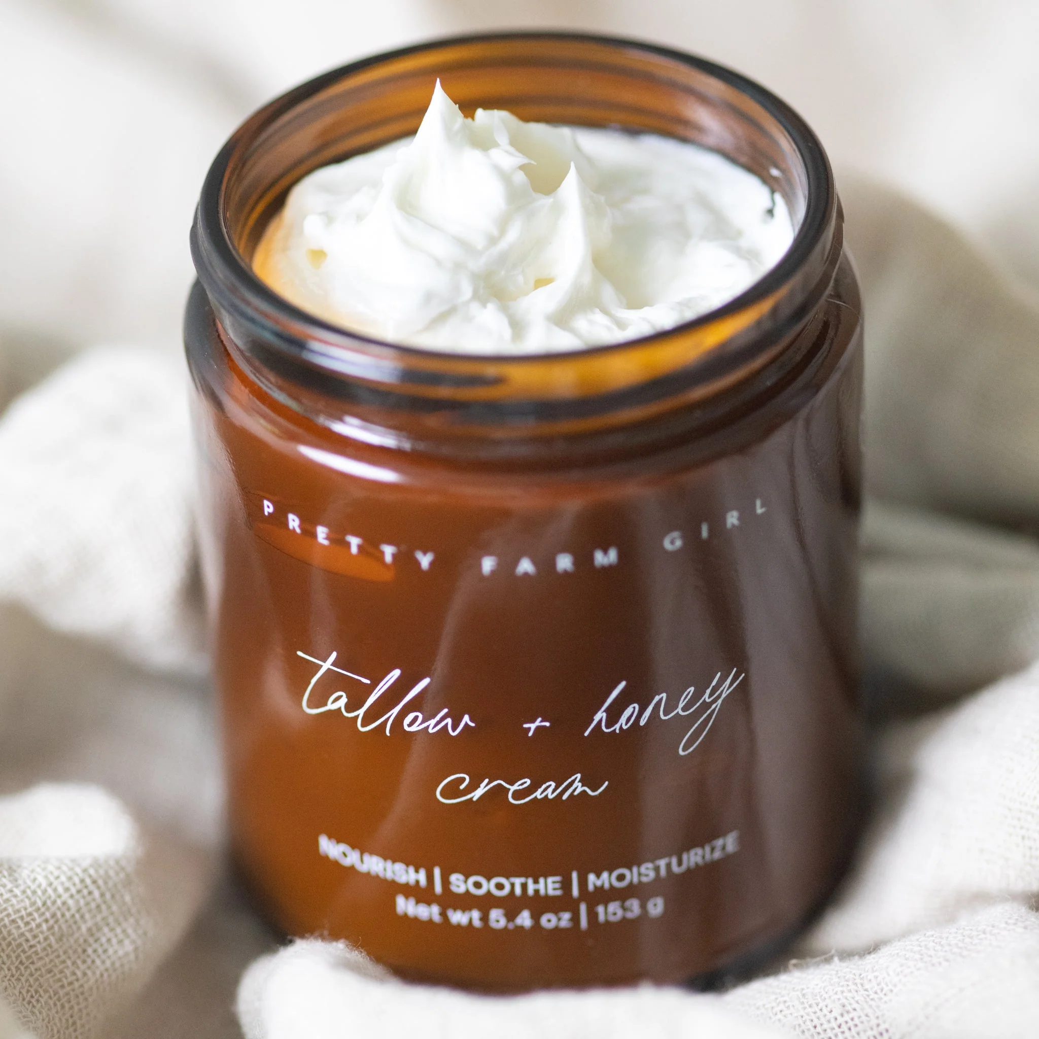 Fragrance Free Tallow + Honey Cream for Sensitive Skin - Image 2