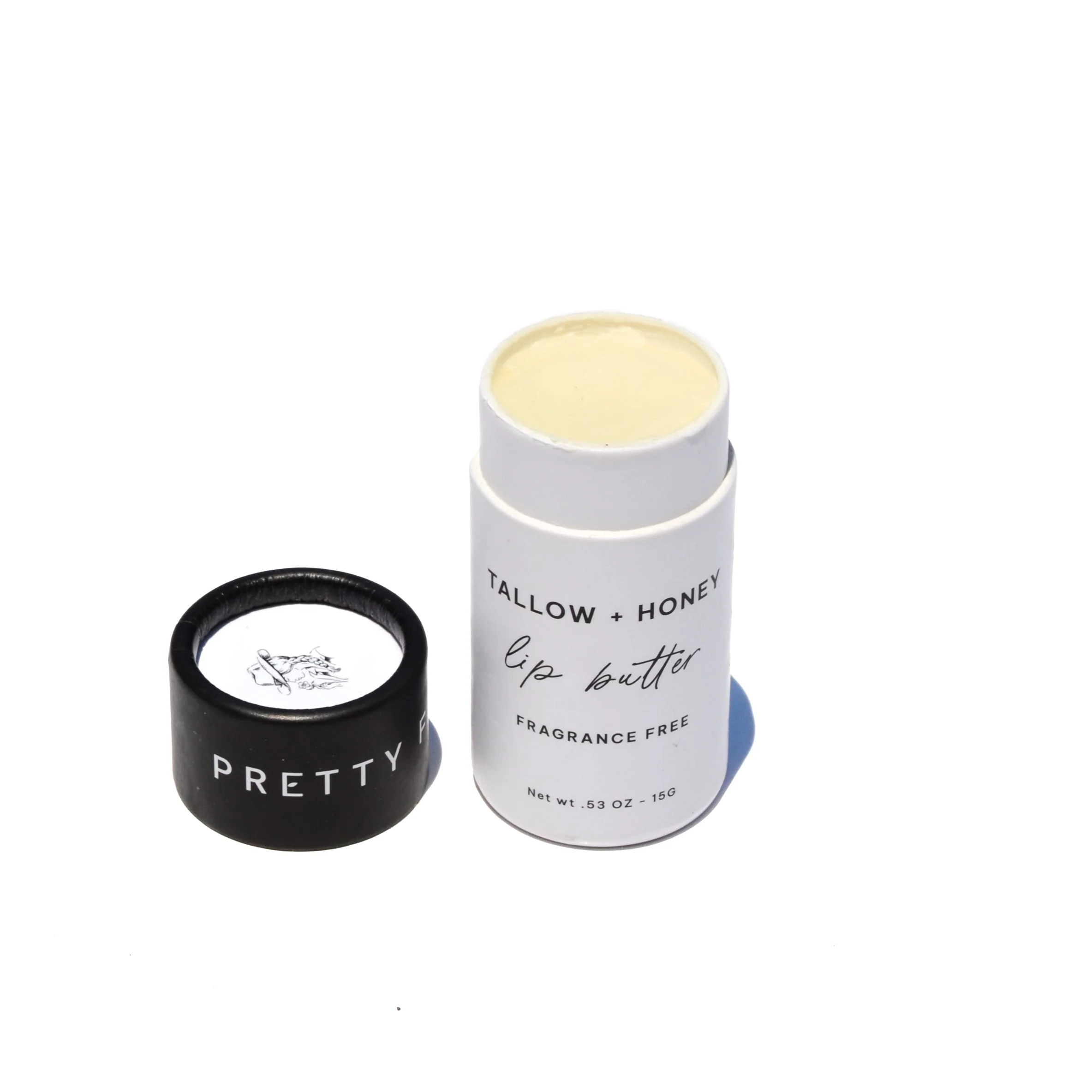 Fragrance Free Tallow + Honey Lip Butter in Eco-Friendly Travel Tubes - Image 3