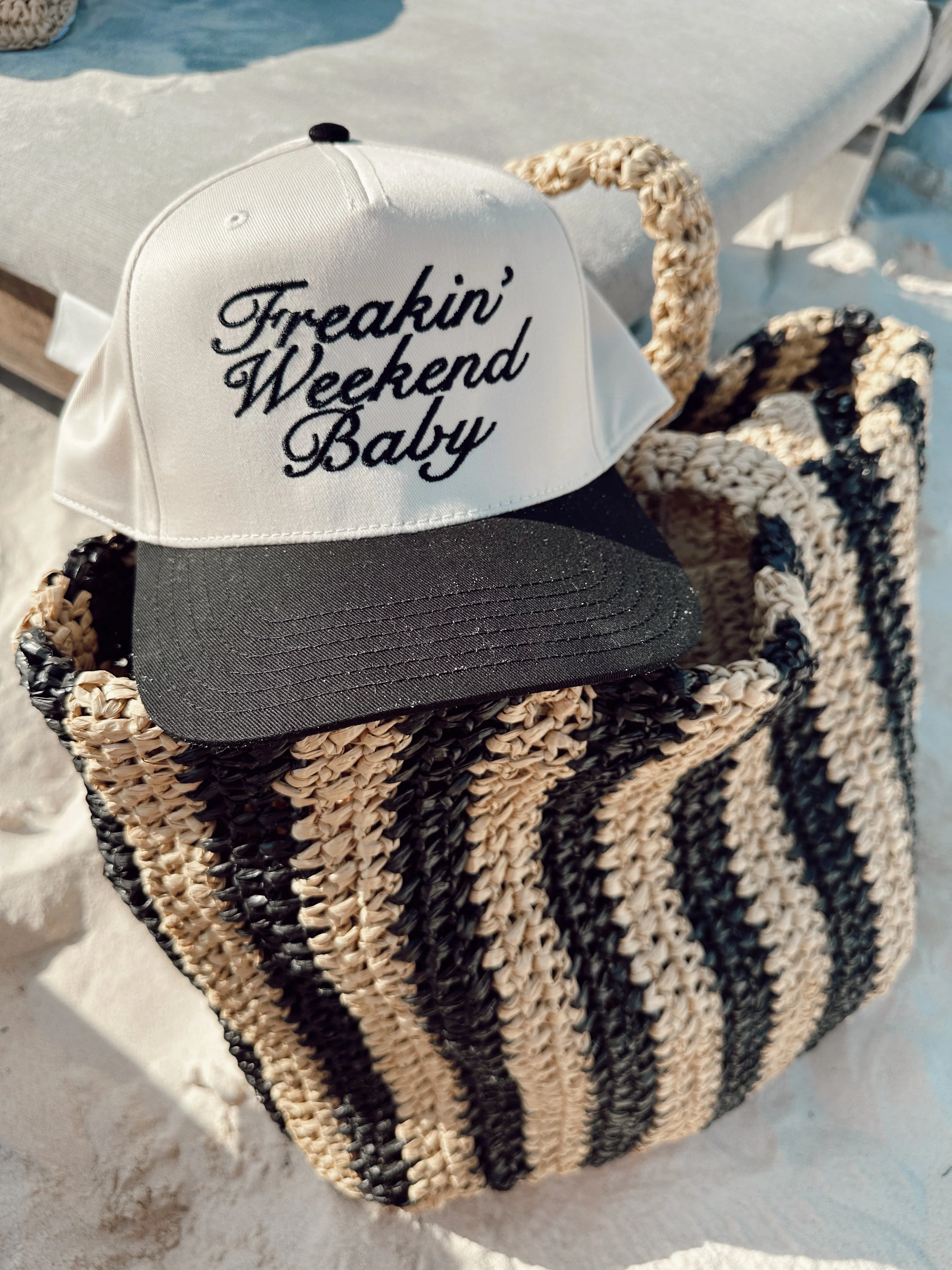 Freakin' Weekend Baby - Vintage Trucker Hat - Image 11