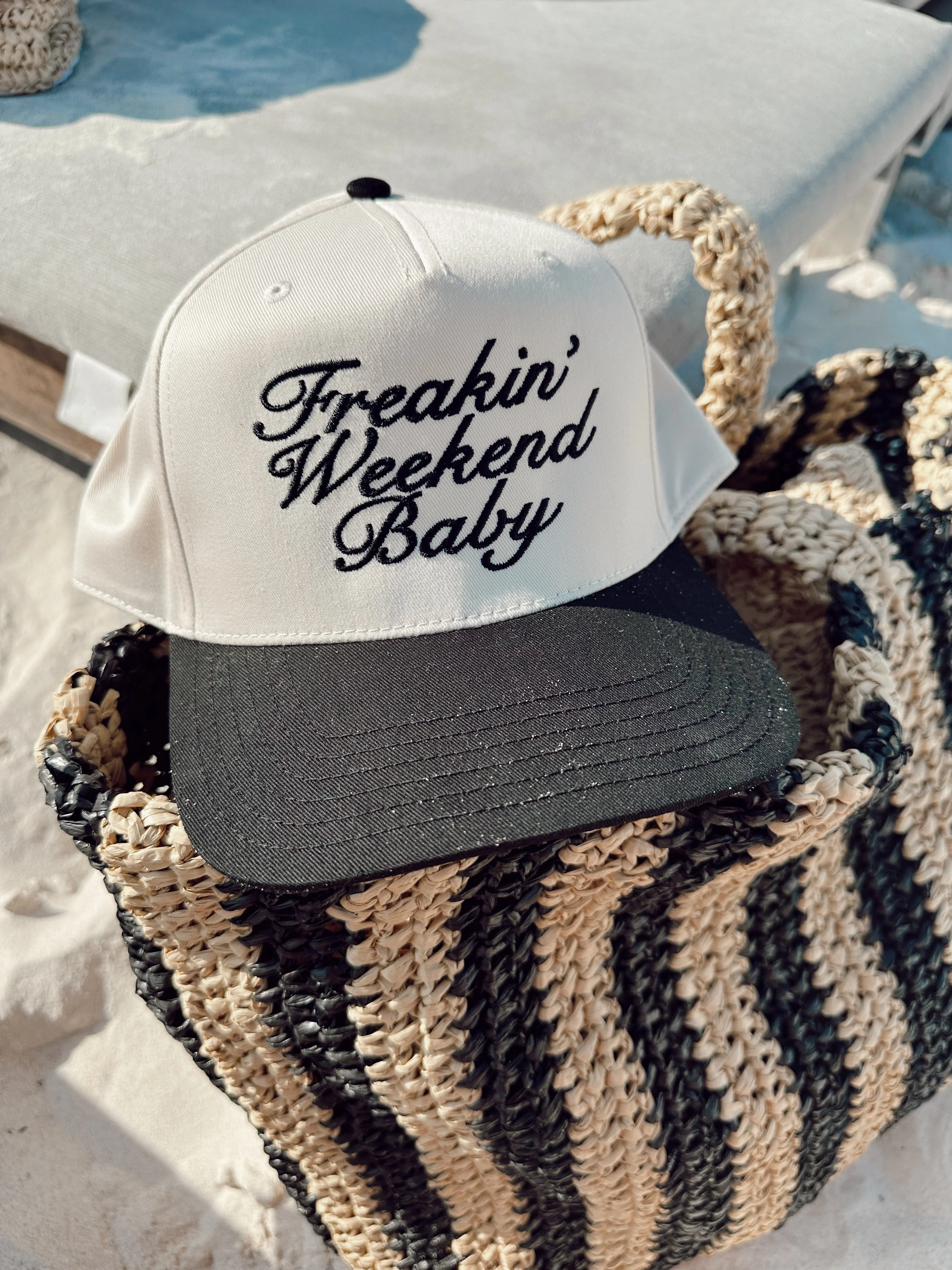 Freakin' Weekend Baby - Vintage Trucker Hat - Image 12