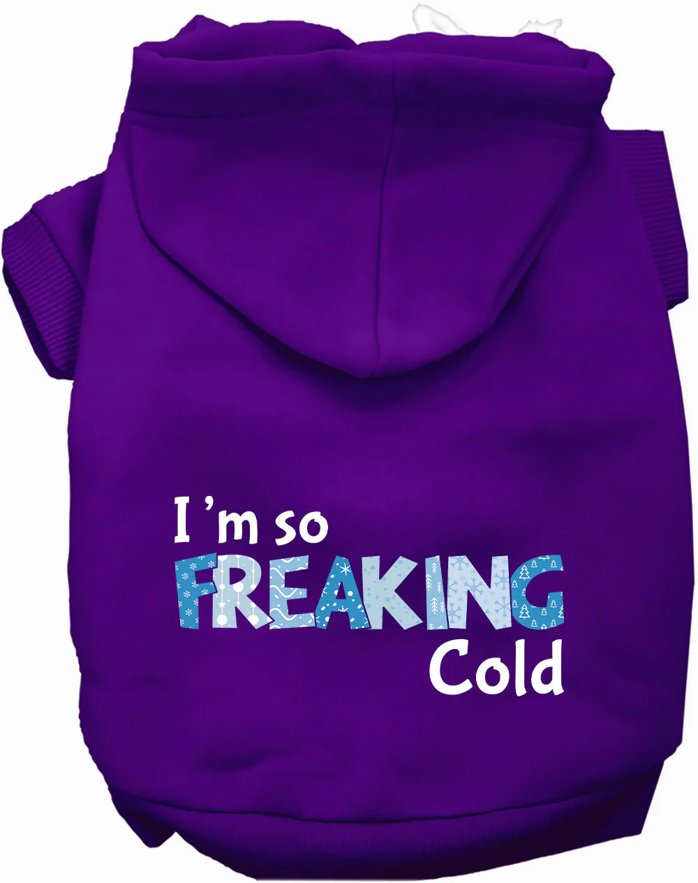 Freaking Cold Winter Pet Hoodie - Image 3