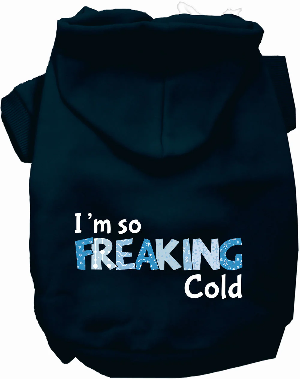 Freaking Cold Winter Pet Hoodie - Image 7