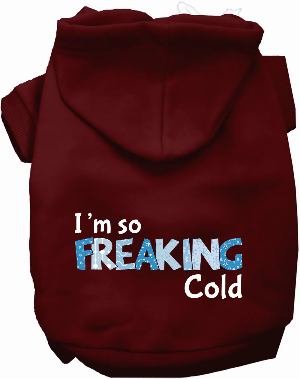 Freaking Cold Winter Pet Hoodie - Image 9
